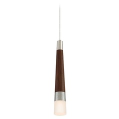 Padron LED Mini Pendant in Dark Walnut by Modern Forms