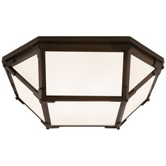 Suzanne Kasler Morris Flush Mount in Antique Zinc by Visual Comfort Signature