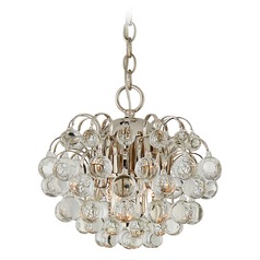 Aerin Bellvale Small Chandelier in Polished Nickel by Visual Comfort Signature