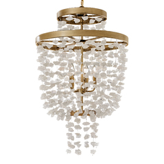 Stonybrook 5-Light Pendant in Harvest Gold by Metropolitan Lighting