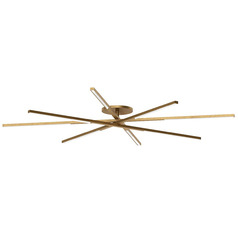 Cityscape Grande LED Flush Mount in Brass by Visual Comfort Modern