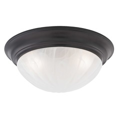 16-Inch Bronze Flushmount Ceiling Light