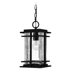 McAlister Mini Pendant in Earth Black by Quoizel Lighting