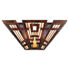 Classic Craftsman Wall Sconce in Valiant Bronze by Quoizel Lighting