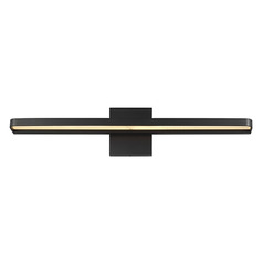 Banda 24-Inch LED Bath Light in Matte Black by Visual Comfort Modern