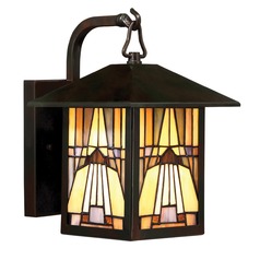 Inglenook Valiant Bronze Outdoor Wall Light by Quoizel Lighting