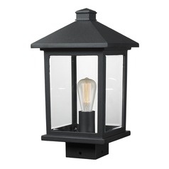 Portland Black Post Light by Z-Lite