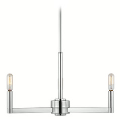 Visual Comfort Studio Collection Fullton Chrome Chandelier