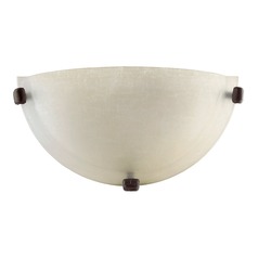 Oiled Bronze Sconce by Quorum Lighting