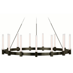 Ian K. Fowler Mafra Chandelier in Bronze by Visual Comfort Signature