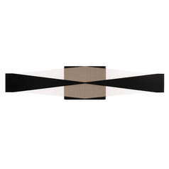 Enigmatic 24-Inch 3500K LED Wall Sconce in Black by WAC Lighting