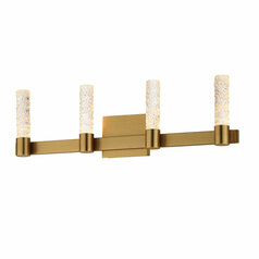 Duchess LED 4-Light Bath Light in Natural Aged Brass by Maxim Lighting