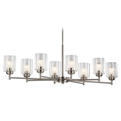 Winslow 8-Light Brushed Nickel Chandelier by Kichler Lighting