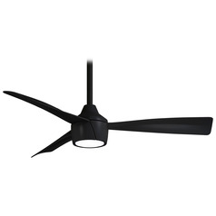 Minka Aire Skinnie Coal LED Ceiling Fan with Light