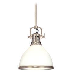 Randolph Pendant in Satin Nickel by Hudson Valley Lighting