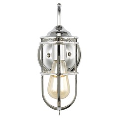 Urban Renewal Polished Nickel Sconce by Generation Lighting