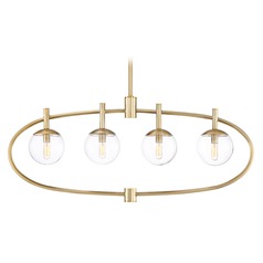 Piltz 40-Inch Linear Pendant in Satin Brass by Craftmade Lighting