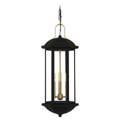 Quoizel Lighting Crestfield Matte Black Outdoor Hanging Light