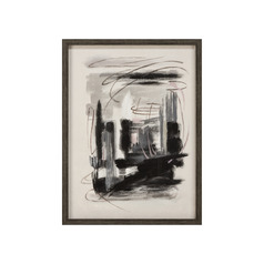 Elk Lighting Beyer Black & Charcoal Wall Art