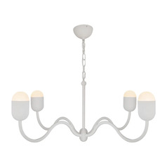 Alora Lighting Effie Antique White Chandelier