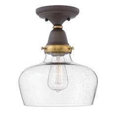 Academy 10-Inch Semi-Flush Mount Oil Rubbed Bronze by Hinkley Lighting