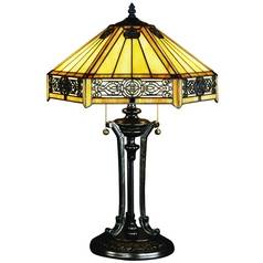 Indus Table Lamp in Vintage Bronze by Quoizel Lighting