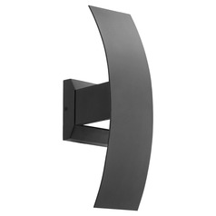 Curvo Noir LED Outdoor Wall Light by Quorum Lighting
