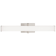 Ellis 24-Inch 277V LED Bath Light in Satin Nickel by Visual Comfort Modern