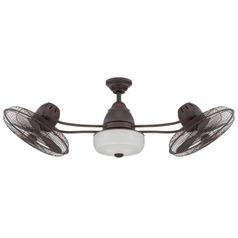 Bellow II Ceiling Fan in Aged Bronze by Craftmade Lighting