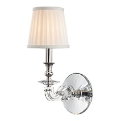 Lapeer Polished Nickel Sconce by Hudson Valley Lighting