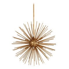 Mid-Century Modern Pendant Cluster Light Gold Electra by Quorum Lighting
