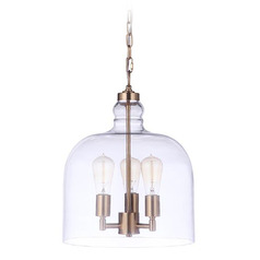 Jackson Satin Brass Pendant by Craftmade Lighting