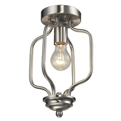 Cardinal Brushed Nickel Semi-Flush Mount by Z-Lite
