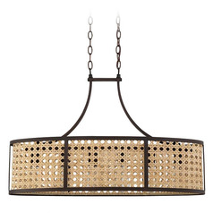 Malaya Aged Bronze Brushed Linear Light by Craftmade Lighting