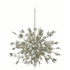 Julie Neill Farfalle Chandelier in Silver Leaf by VC Signature