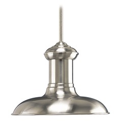 12-Inch Barn Light in Brushed Nickel by Progress Lighting