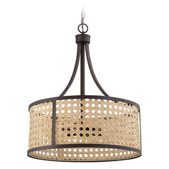 Malaya Aged Bronze Brushed Pendant by Craftmade Lighting