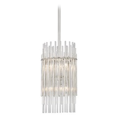 Wallis Polished Nickel Pendant by Hudson Valley Lighting