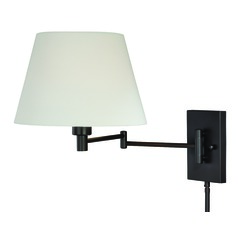 Chapeau New Bronze Swing Arm Lamp by Vaxcel Lighting