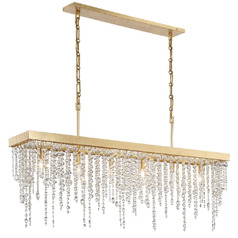 Winham Linear Light in Antique Gold by Crystorama Lighting