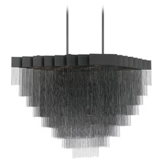 Bloomfield Black LED Chandelier by Eurofase Lighting