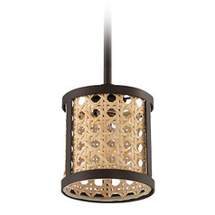 Malaya Aged Bronze Brushed Mini Pendant by Craftmade Lighting