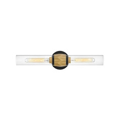 Ellison 22-Inch Bath Light in Black & Brass by Hinkley Lighting