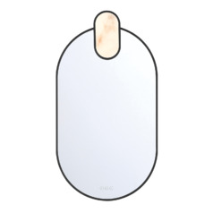 Mrissa 39-Inch 3CCT LED Mirror in Matte Black by Eurofase Lighting