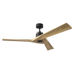 Visual Comfort Fan Collection Sean Lavin Alma Smart 52 Midnight Black Ceiling Fan Without Light