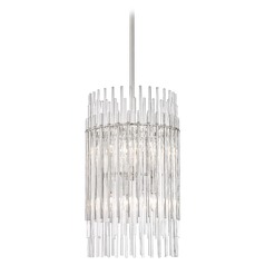 Wallis Polished Nickel Pendant by Hudson Valley Lighting