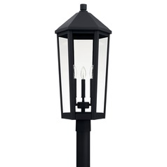 Ellsworth Outdoor Post Light in Black by Capital Lighting
