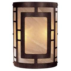 Modern Sconce Wall Light in Nutmeg by Minka Lavery