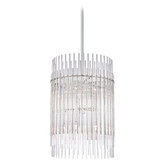 Wallis Polished Nickel Pendant by Hudson Valley Lighting
