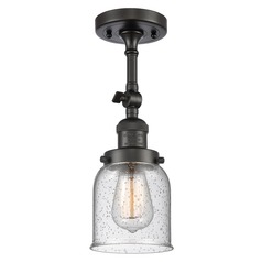 Small Bell Oil Rubbed Bronze Semi-Flush Mount by Innovations Lighting